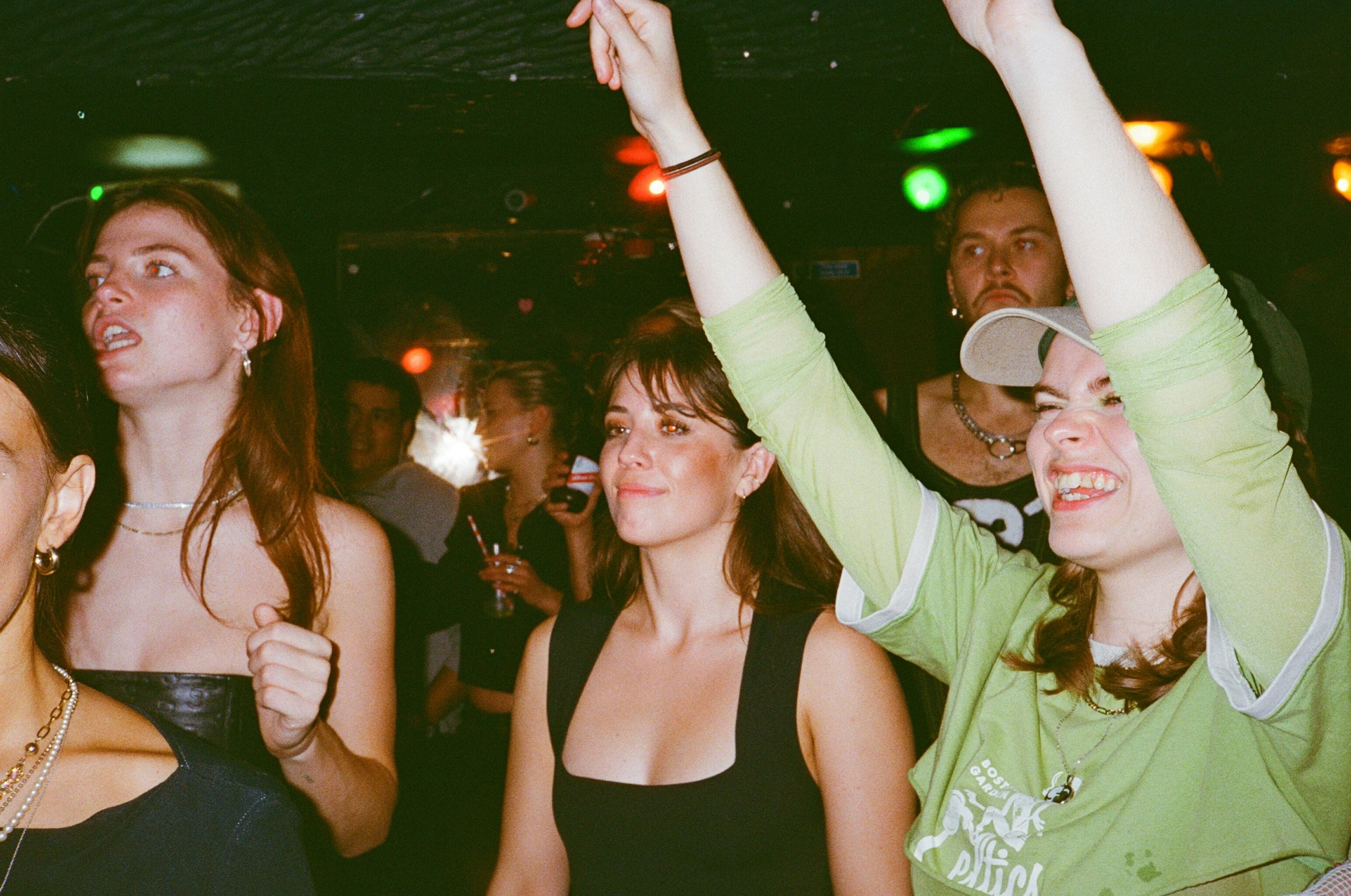 Crowd dancing
